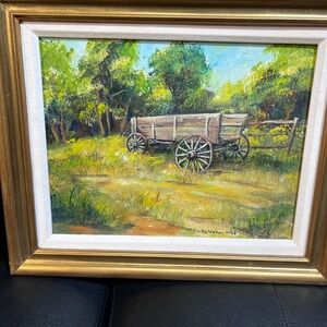 "Eagle Wagon in Summer" Signed Original 1985